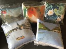 Beautiful silky cushions.