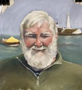 The Salty Sea Dog, pastel.